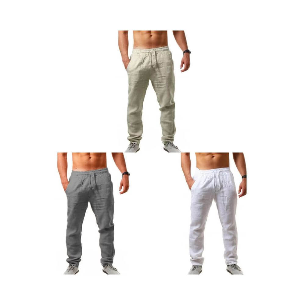 Calça Masculina em Linho Casual