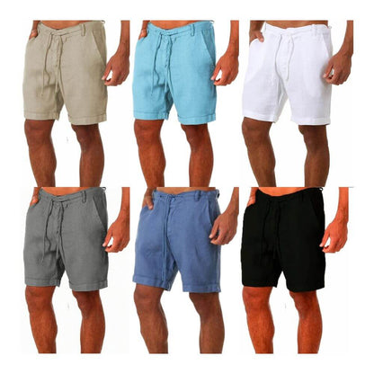 Bermuda Masculina Em Linho Canasvieiras