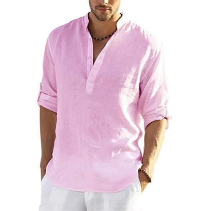 Camisa Masculina em Linho Copacabana