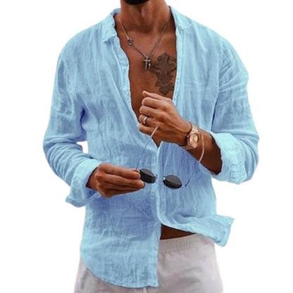 Camisa Masculina em Linho Recife
