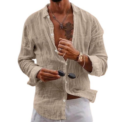 Camisa Masculina em Linho Recife