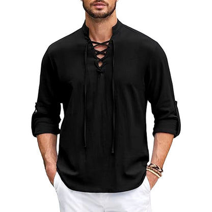 Camisa Masculina em Linho Guarujá