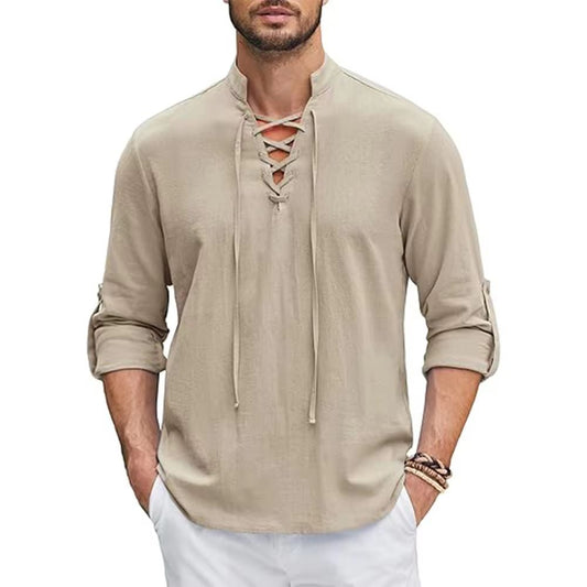 Camisa Masculina em Linho Guarujá