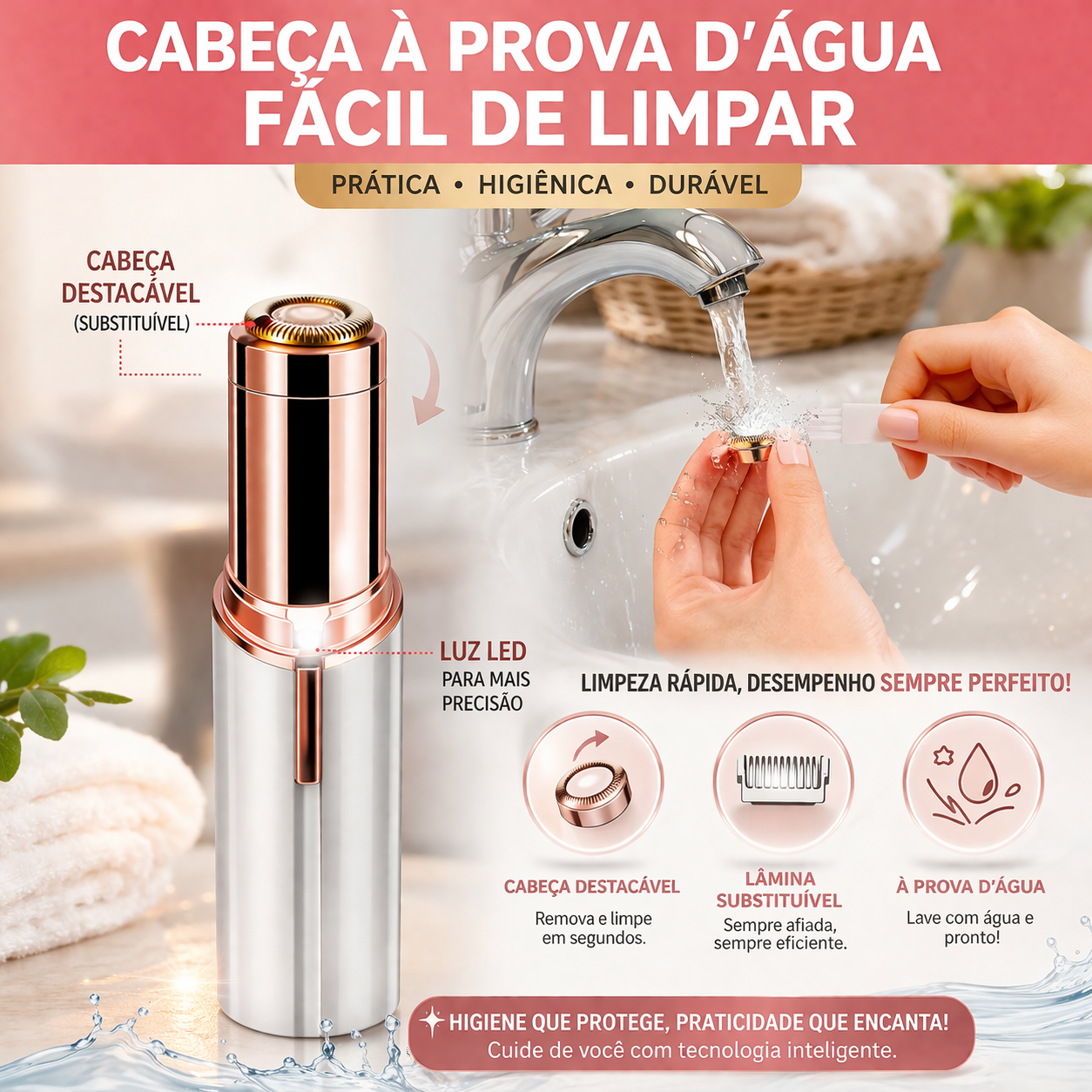 FaceLiss | Depilador Facial Sem Dor