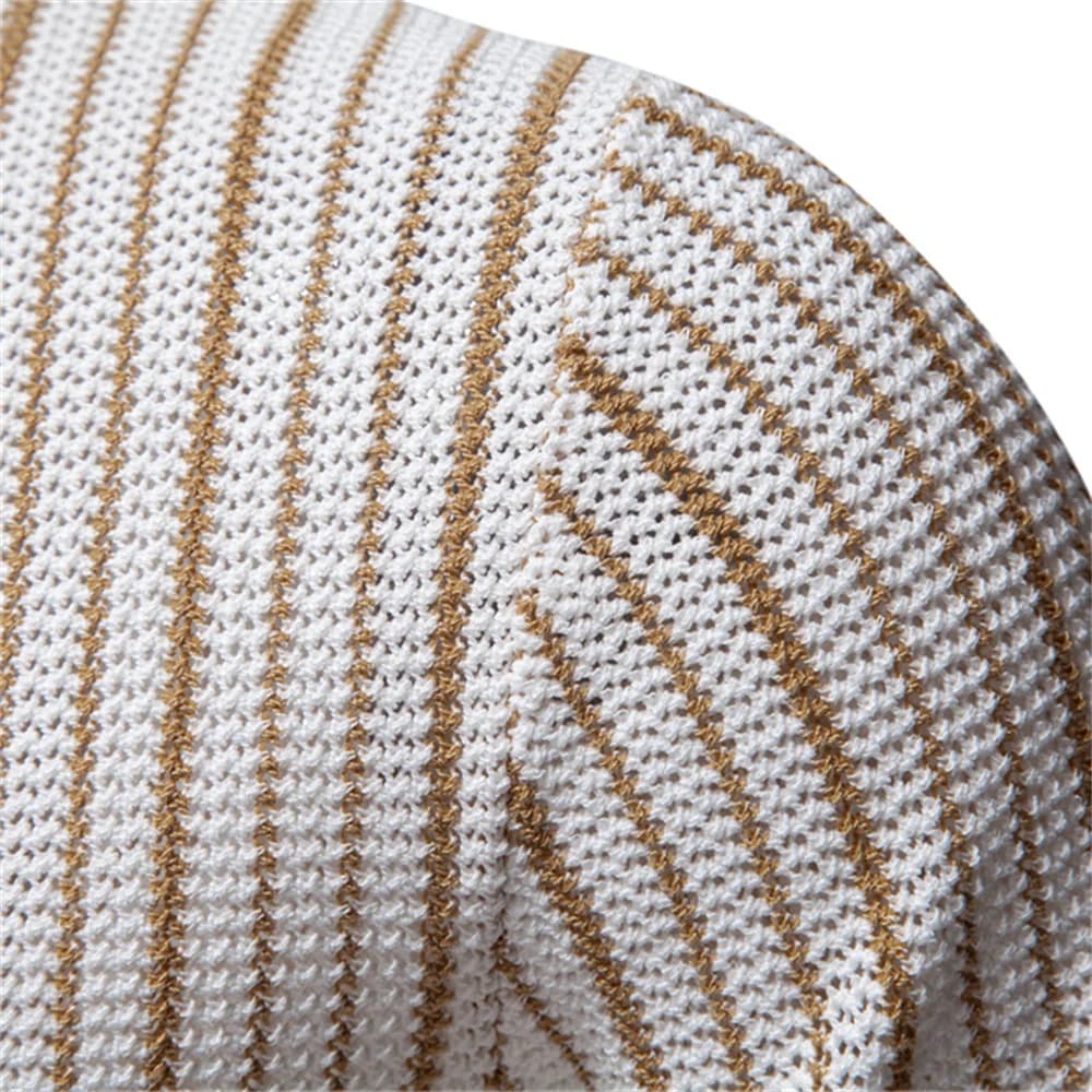 Camisa Polo Masculina de Malha Listrada Vancouver