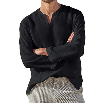 Camisa Masculina em Linho Trancoso