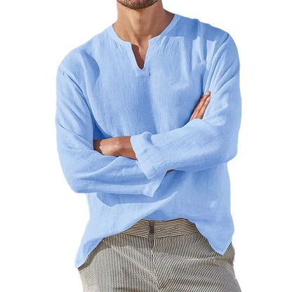 Camisa Masculina em Linho Trancoso