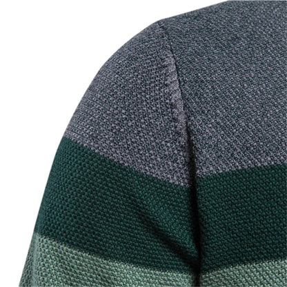 Suéter Masculino em Tricot Listrado Turim