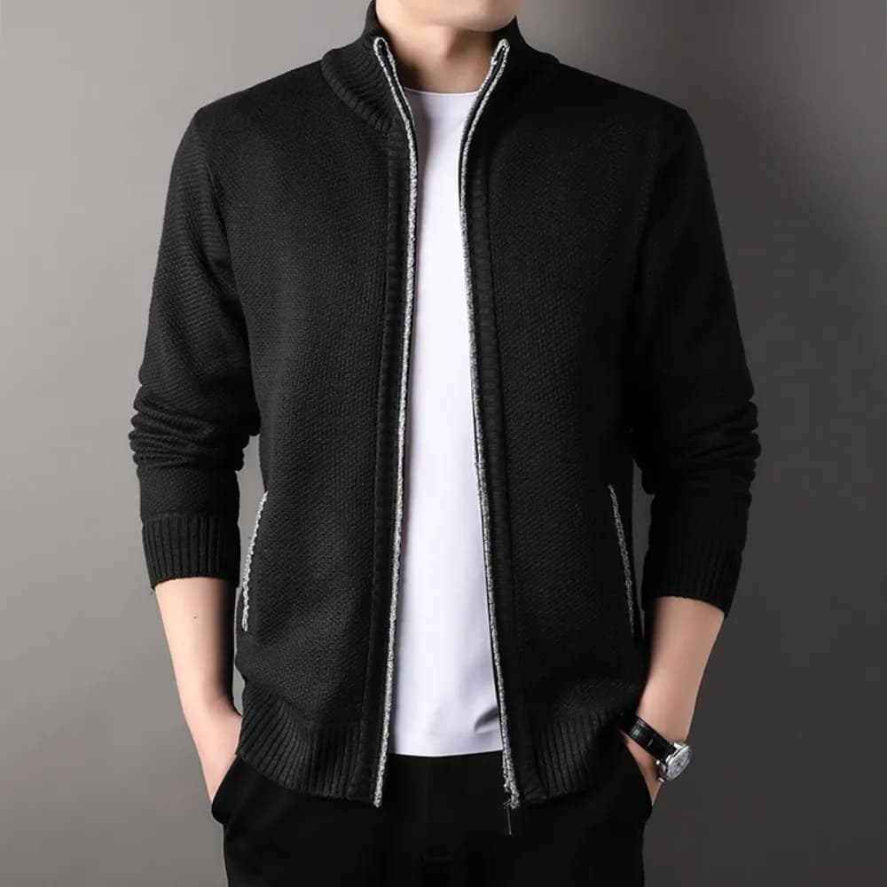 Cardigan Masculino Casual de Malha Estocolmo
