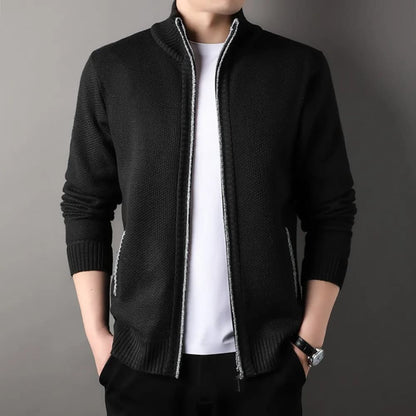 Cardigan Masculino Casual de Malha Estocolmo