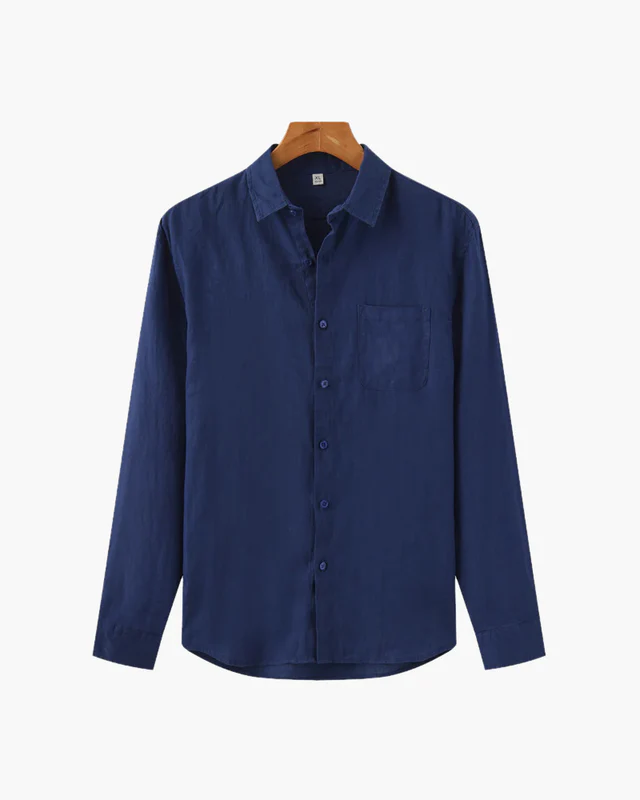 Camisa Masculina Puro Linho Mykonos