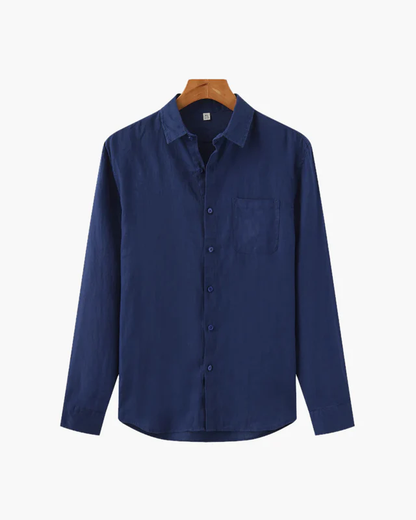Camisa Masculina Puro Linho Mykonos