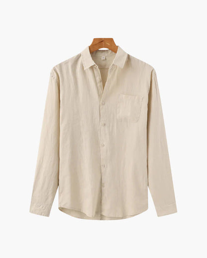 Camisa Masculina Puro Linho Mykonos