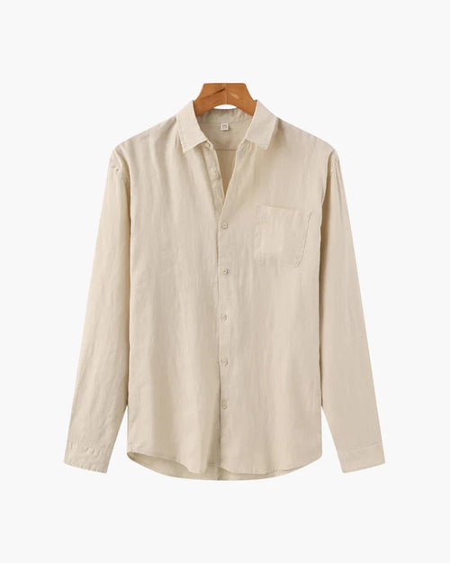 Camisa Masculina Puro Linho Mykonos