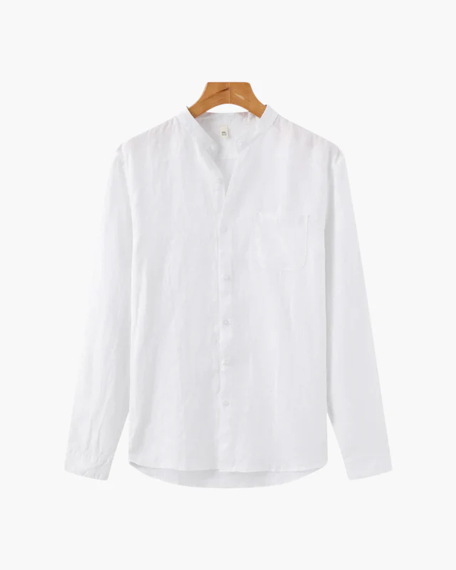 Camisa Masculina Puro Linho Mykonos