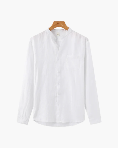 Camisa Masculina Puro Linho Mykonos