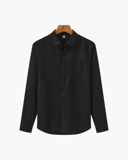 Camisa Masculina Puro Linho Mykonos