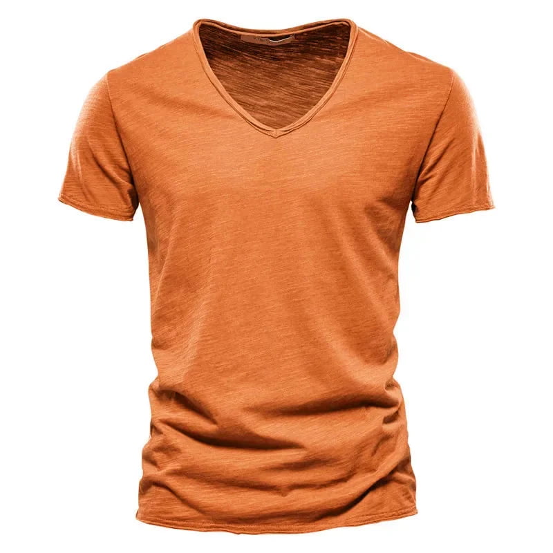 Camiseta Masculina Manga Curta Gola V Florianópolis