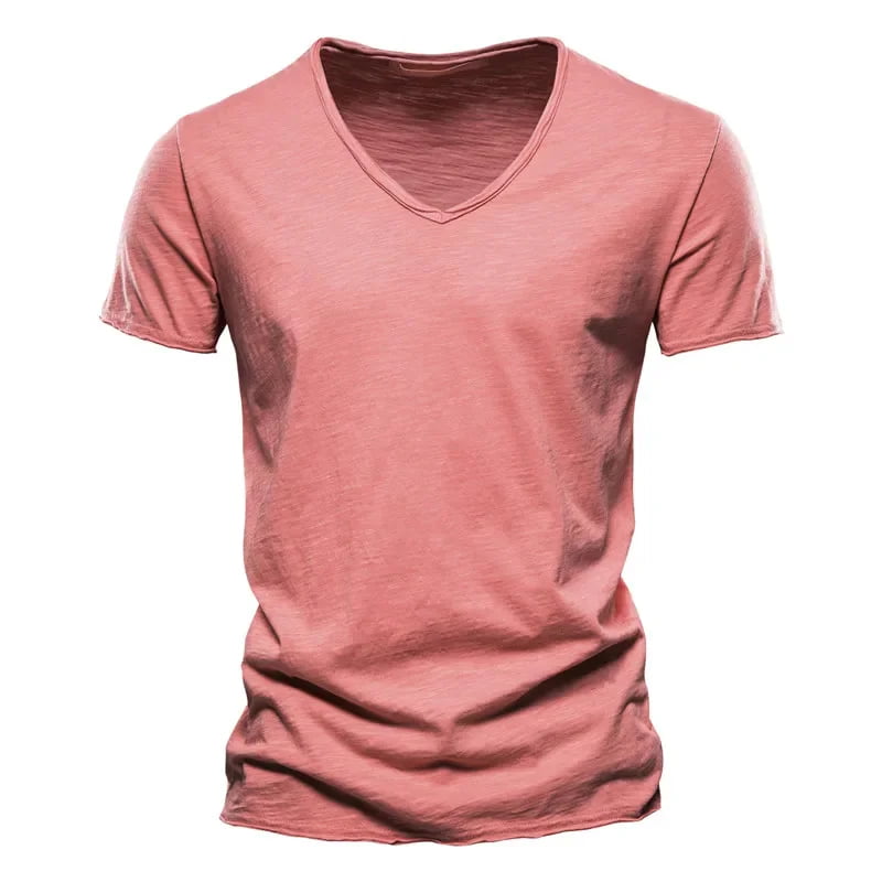 Camiseta Masculina Manga Curta Gola V Florianópolis