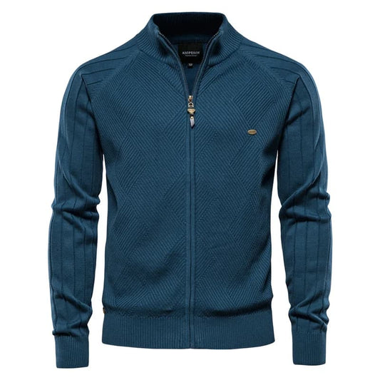 Cardigan Masculino em Tricot Texturizado Orlando