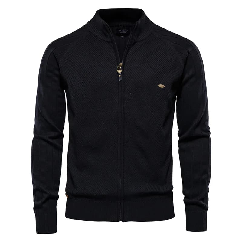Cardigan Masculino em Tricot Texturizado Orlando