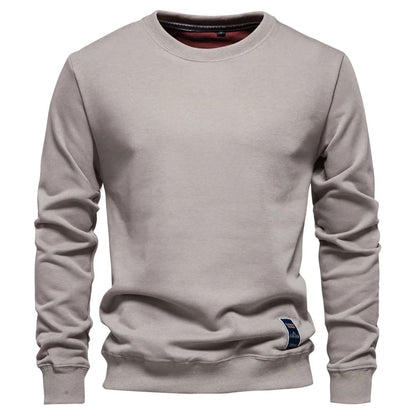 Moletom Masculino Liso Gola Redonda Berlim