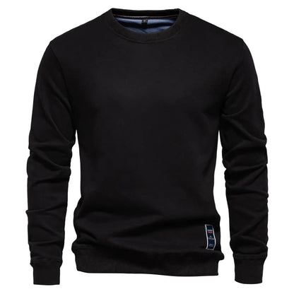 Moletom Masculino Liso Gola Redonda Berlim