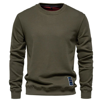 Moletom Masculino Liso Gola Redonda Berlim