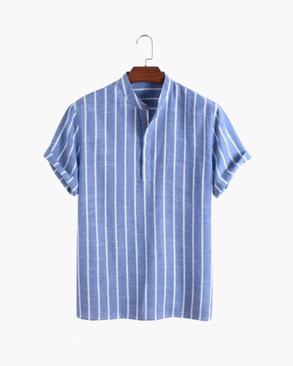 Camisa Polo Masculina Listrada Mônaco