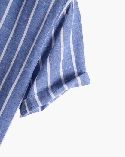 Camisa Polo Masculina Listrada Mônaco