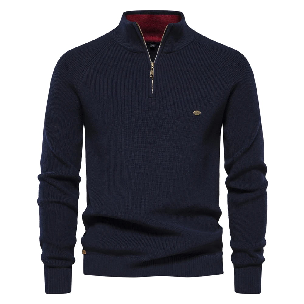 Suéter Masculino em Tricot Canelado Roma