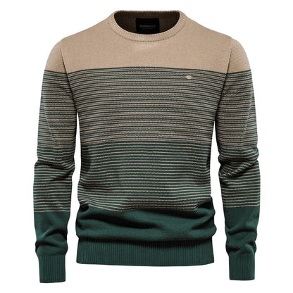 Suéter Masculino em Tricot Listrado Dallas