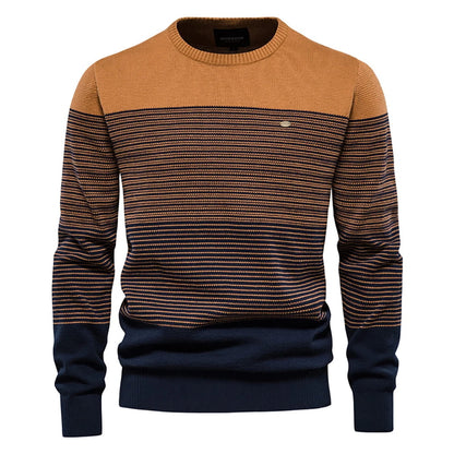 Suéter Masculino em Tricot Listrado Dallas