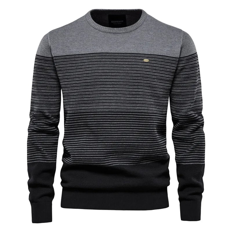 Suéter Masculino em Tricot Listrado Dallas