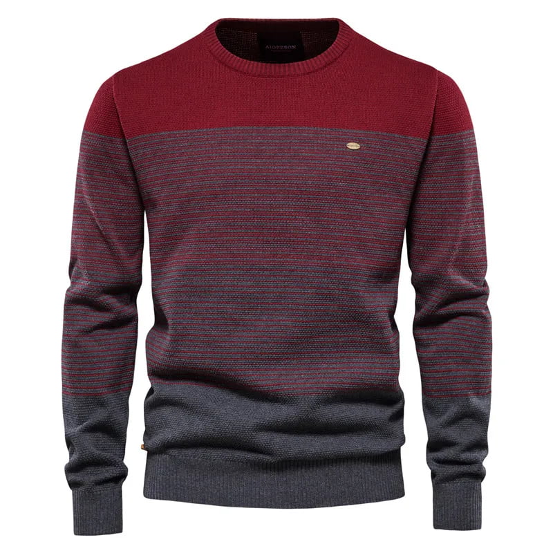 Suéter Masculino em Tricot Listrado Dallas