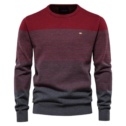 Suéter Masculino em Tricot Listrado Dallas
