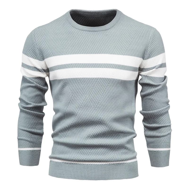 Suéter Masculino Casual Listrado Toronto