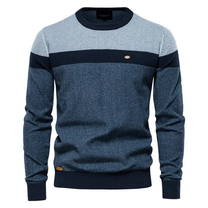 Suéter Masculino em Tricot Listrado Turim