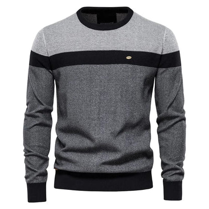 Suéter Masculino em Tricot Listrado Turim