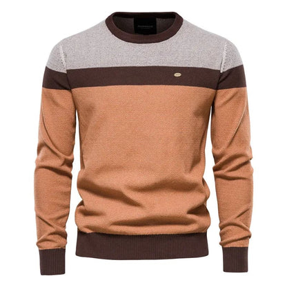 Suéter Masculino em Tricot Listrado Turim