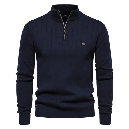 Suéter Masculino em Tricot Canelado Moscou