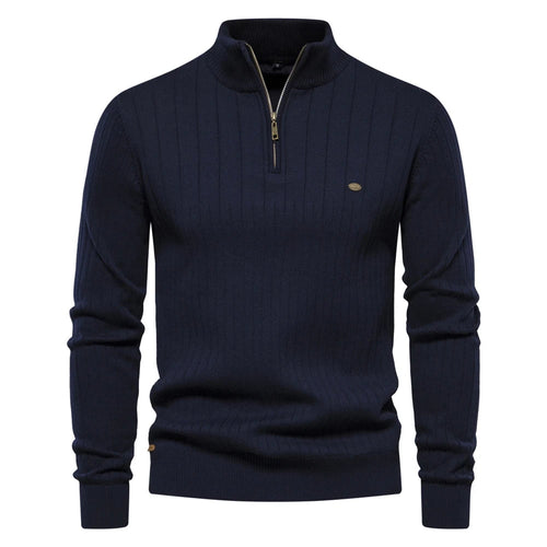 Suéter Masculino em Tricot Canelado Moscou