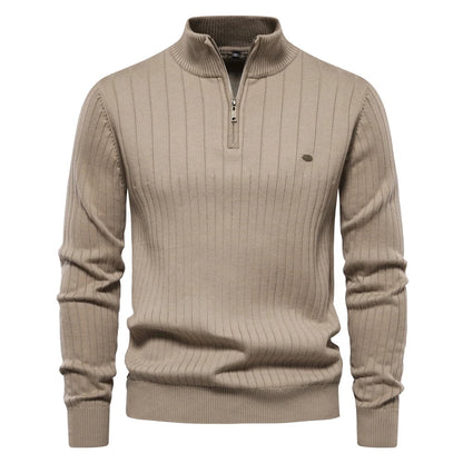 Suéter Masculino em Tricot Canelado Moscou