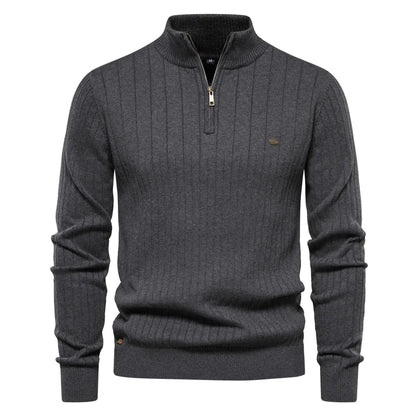 Suéter Masculino em Tricot Canelado Moscou