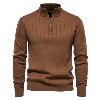 Suéter Masculino em Tricot Canelado Moscou