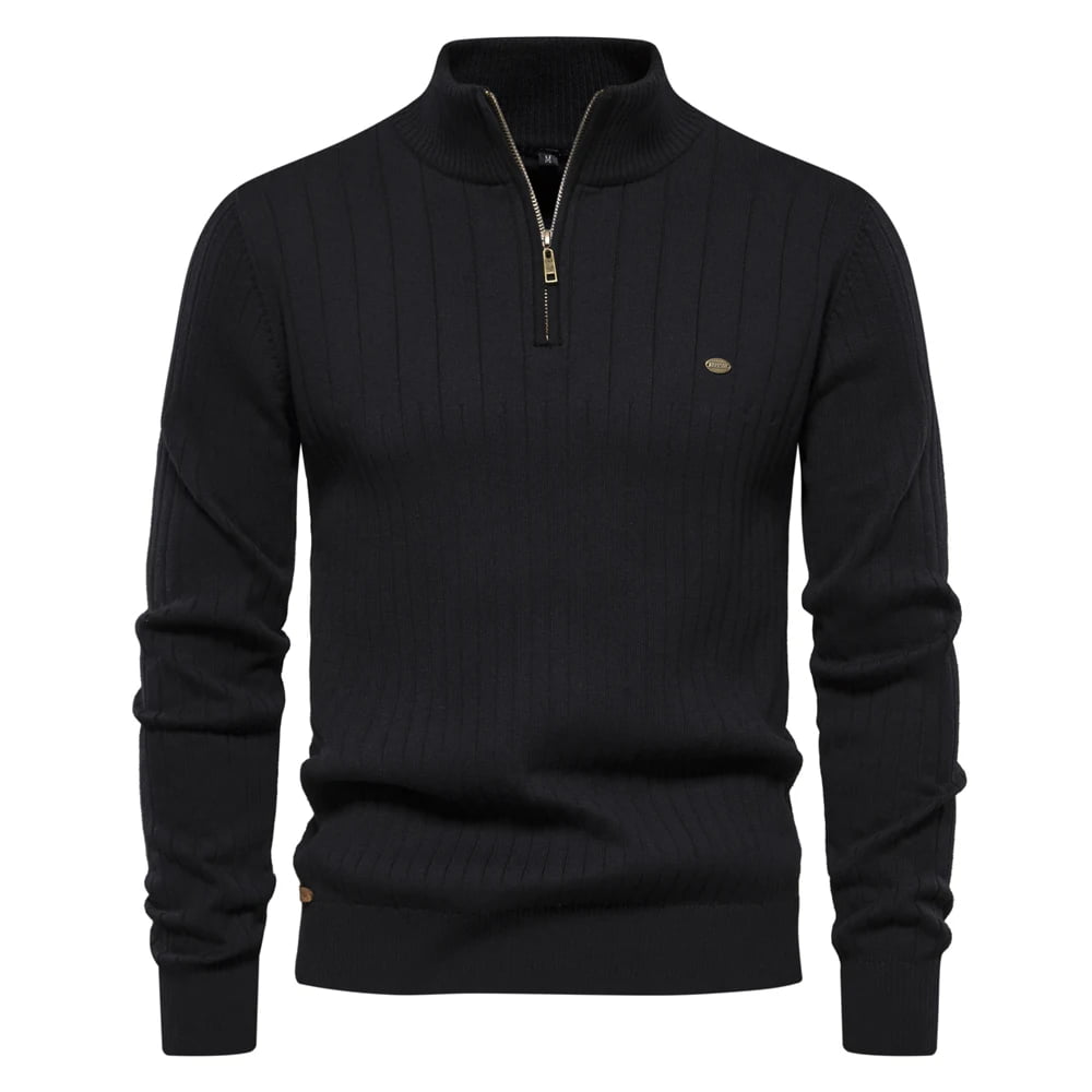 Suéter Masculino em Tricot Canelado Moscou