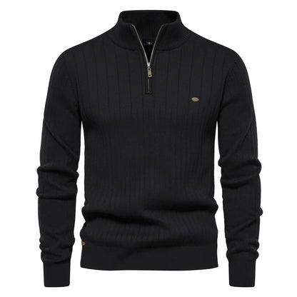 Suéter Masculino em Tricot Canelado Moscou